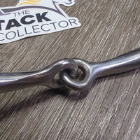 Thin Slow Twist Loose Ring Gag Bit, 2x rubberr guards *vgc/xc, clean, mnr scuffs, guards: rubs
