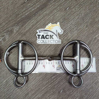 #232 Sweet Iron Rockin S D Ring Snaffle Bit *vgc/xc, clean, mnr scuffs
