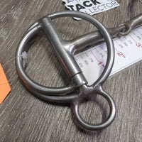 #232 Sweet Iron Rockin S D Ring Snaffle Bit *vgc/xc, clean, mnr scuffs
