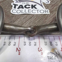 #232 Sweet Iron Rockin S D Ring Snaffle Bit *vgc/xc, clean, mnr scuffs
