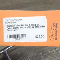 Thin Hunter D Ring Bit *vgc, clean, mnr scuffs & scratches
