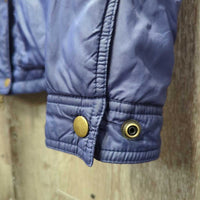 Light Quilt Jacket, Zipper, Snaps *gc, puckers, stains, rubs, older?
