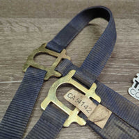 Nylon Halter, snap *gc/fair, v.dirty, v.stained, faded
