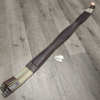 FS Padded Leather Girth, 2x els *xc/like new, v.mnr dust, scuffs & residue
