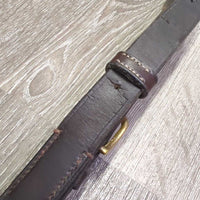 FS Rsd Soft Leather & Elastic Breastplate, running attach *vgc, clean, cracks, cuts, undone stitching, dents, threads
