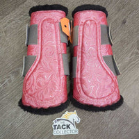 Closed Boots, Fleece Lined, velcro *xc/like new, clean, mnr hairy
