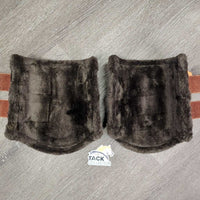Closed Front & Hind Boots, Fleece Lined, velcro *xc/like new, clean, mnr hair
