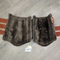 Closed Front & Hind Boots, Fleece Lined, velcro *xc/like new, clean, mnr hair
