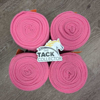 4 Thick Fleece Polos *vgc, clean, edge rubs, mnr hairy

