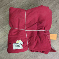 "Equenox Eclipse" Cotton Stable Sheet, tail *vgc, clean, shrunk? mnr hair, dirt, stains, older?
