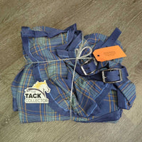 Hvy Cotton Stable Sheet - Blanket, 2 legs *gc, clean, older, fading, mnr hair, stains, snag & rip
