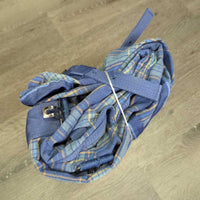 Hvy Cotton Stable Sheet - Blanket, 2 legs *gc, clean, older, fading, mnr hair, stains, snag & rip
