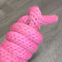 Nylon Lead Rope *gc/fair, hair, dirt, frays, faded, scuffed, stained
