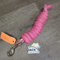 Nylon Lead Rope *gc/fair, hair, dirt, frays, faded, scuffed
