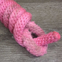 Nylon Lead Rope *gc/fair, hair, dirt, frays, faded, scuffed
