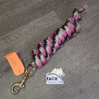 Nylon Lead Rope, snap *gc/fair, hair, dirt, frays, faded, stains
