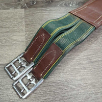 Anatomical Girth, 2x els, d ring *vgc, dirt, mnr hair, residue, dry, scuffs

