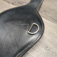 Soft Padded Small Belly Short - Dressage Girth, 2x els, D Ring *vgc, clean, hairy seams, residue, creases, older?
