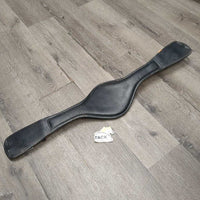 Soft Padded Small Belly Short - Dressage Girth, 2x els, D Ring *vgc, clean, hairy seams, residue, creases, older?
