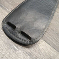 Soft Padded Small Belly Short - Dressage Girth, 2x els, D Ring *vgc, clean, hairy seams, residue, creases, older?
