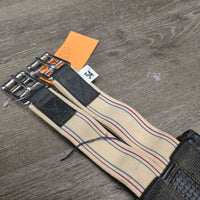Neoprene Girth, els, Padded Center *xc, mnr dusty seams & edges

