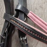 Rsd/Padded Bridle, 2x Nosebands, 1 Flash, 3x Browbands, Flat Reins xc, clean, mnr residue, dirt & scrapes, Missing 1 Flash
