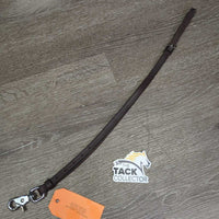 Narrow Soft Leather Standing Attachment, snap *xc clean, many extra holes, mnr creases & dents
