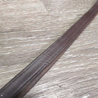 Narrow Soft Leather Standing Attachment, snap *xc clean, many extra holes, mnr creases & dents
