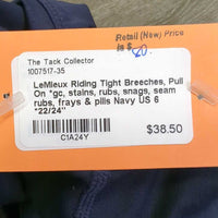 Riding Tight Breeches, Pull On *gc, stains, rubs, snags, seam rubs, frays & pills
