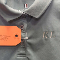 JUNIORS SS Polo Shirt, 1/4 Button Up *xc/like new
