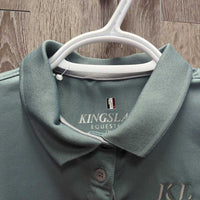 JUNIORS SS Polo Shirt, 1/4 Button Up *xc/like new
