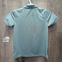 JUNIORS SS Polo Shirt, 1/4 Button Up *xc/like new
