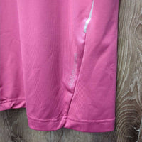 SS Show - Polo Shirt, 1/3 Zip Up *gc/fair, older, Collar: crinkled, dingy & stained
