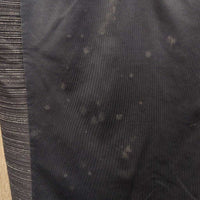 JUNIORS SS Show Shirt, 1/3 Snap Up *gc/fair, spots, Missing snap, Collar puckers
