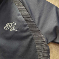 JUNIORS SS Show Shirt, 1/3 Snap Up *gc/fair, spots, Missing snap, Collar puckers
