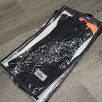 Synthetic Microsuede Half Chaps, bag, tags *new
