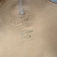 Field Boots, Zips 2x Gold Forms *vgc/gc, mnr pulled edge seams, clean, mnr stains, residue, scuffs, cut toe:R & rubs
