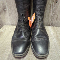 Field Boots, Zips *gc, clean, rubs, creased, stretched & popped elastics
