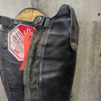 Field Boots, Zips *gc, clean, rubs, creased, stretched & popped elastics
