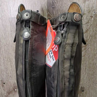 Field Boots, Zips *gc, clean, rubs, creased, stretched & popped elastics
