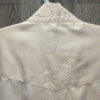 SS Show Shirt, snap collar *gc/fair, older, seam puckers, v.bubbled collar
