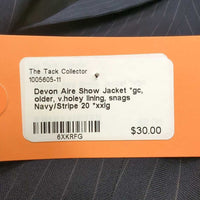 Show Jacket *gc, older, v.holey lining, snags
