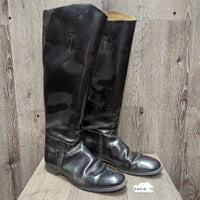 Dress Boots, Pull on, Widened *vgc/gc, mnr rubs, scuffs & dirt, older, heel rubs
