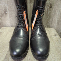 Field Boots,Zips, tags, box *new/like new, mnr puckers?waves, scratches & creases, older?

