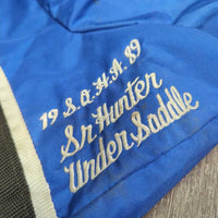 Nylon Boot Bag, unlined "undersaddle" *fair/gc, older, v.stained?paint, rubs, stains
