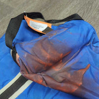 Nylon Boot Bag, unlined "undersaddle" *fair/gc, older, v.stained?paint, rubs, stains
