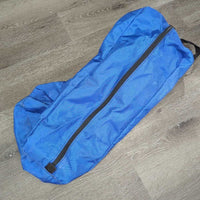 Nylon Boot Bag, unlined "undersaddle" *fair/gc, older, v.stained?paint, rubs, stains
