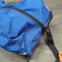 Nylon Boot Bag, unlined "undersaddle" *fair/gc, older, v.stained?paint, rubs, stains
