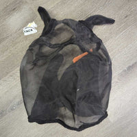 Fine Mesh Fly Mask *vgc, older?, pills, mnr hair, dirt, curled/loose fleece edge
