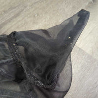 Fine Mesh Fly Mask *vgc, older?, pills, mnr hair, dirt, curled/loose fleece edge
